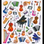 Music Instrument Stickers