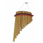 Inter-American Large Curved Cane Panpipe, 13 Note