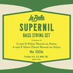 Supernil 3/4 Bass Strings Set, Nylon