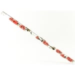 Hall Crystal Flutes 12214 Rose with Gold Leaves in D