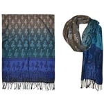 Blue G Clef Pashmina Scarf