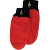 G Clef Fleece Mittens Red Med/Large