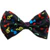 Colored Notes Bow Tie