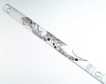 Hall Crystal Flute in D - 12201 White Lily