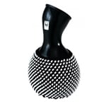 Toca T2151B Fiberglass Shekere, Black With White Beads