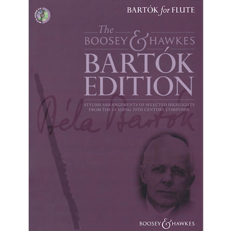 Bartok For Flute - Flute and Piano (Book/CD)