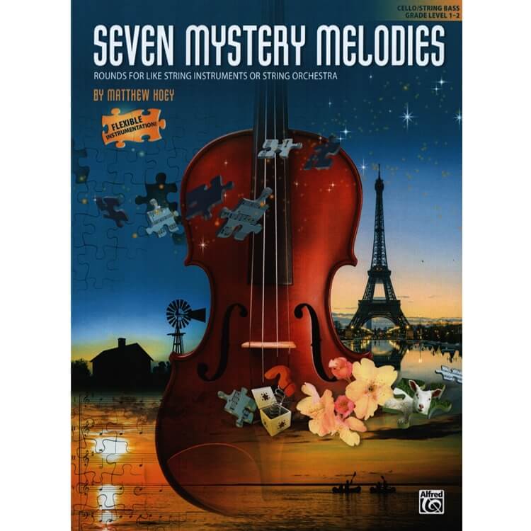 Seven Mystery Melodies Rounds for Like String Instruments Or String Orchestra Cello String Bass