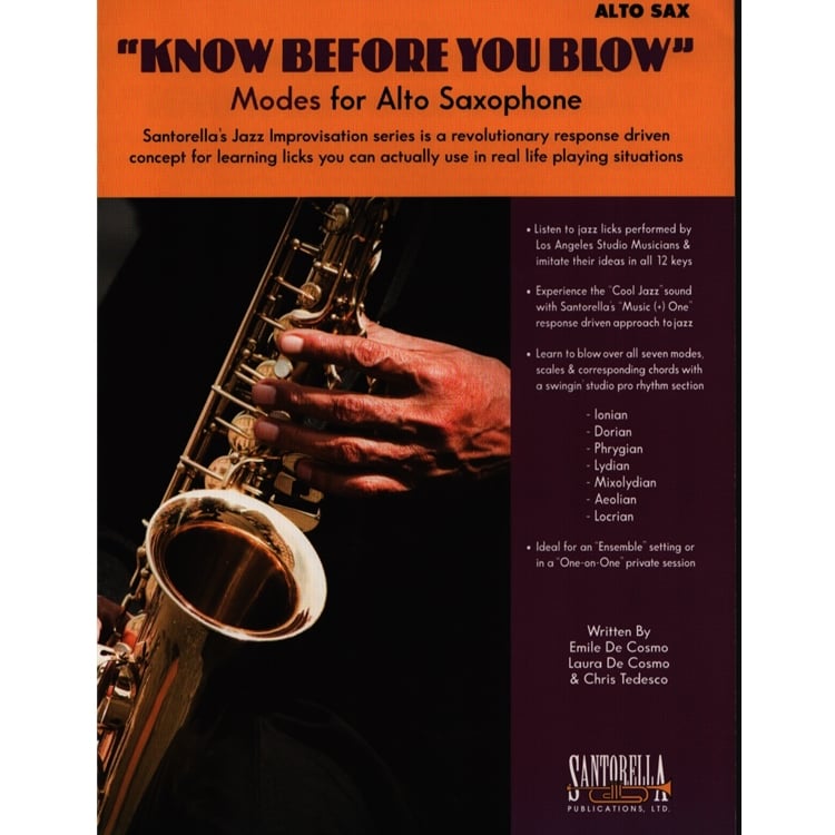 Know Before You Blow, Jazz Modes for Alto Sax