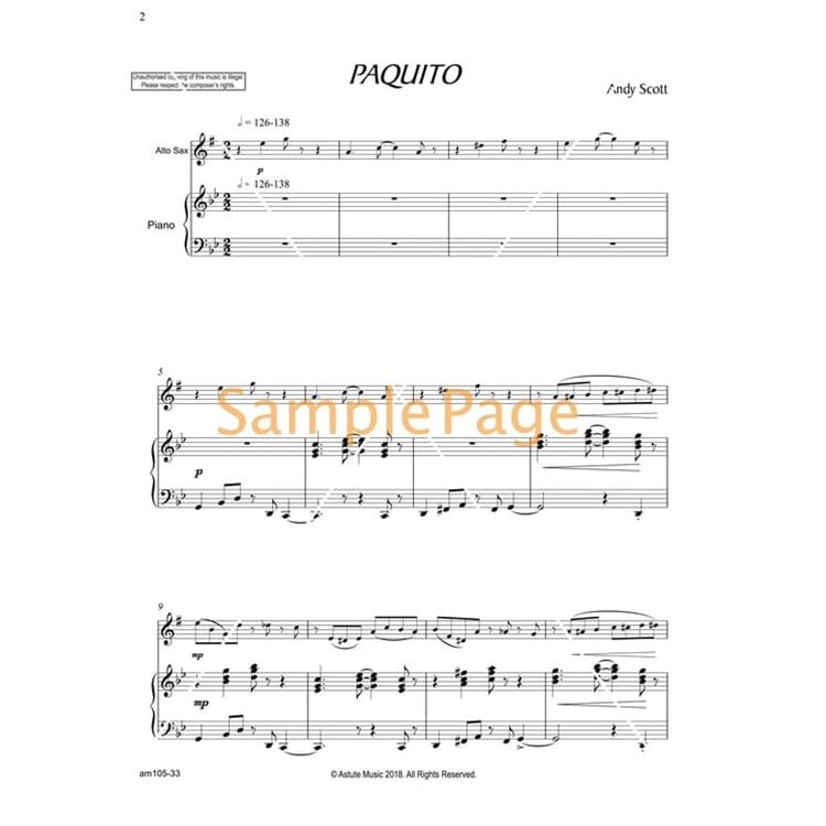 Paquito - Alto Sax and Piano