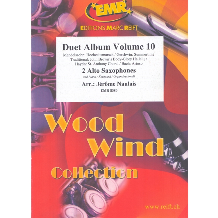 Duet Album Volume 10 - Alto Saxophones w/opt Keyboard