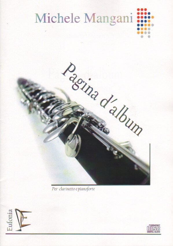 Pagina D Album for Clarinet and Piano by Michele Mangani Sheet