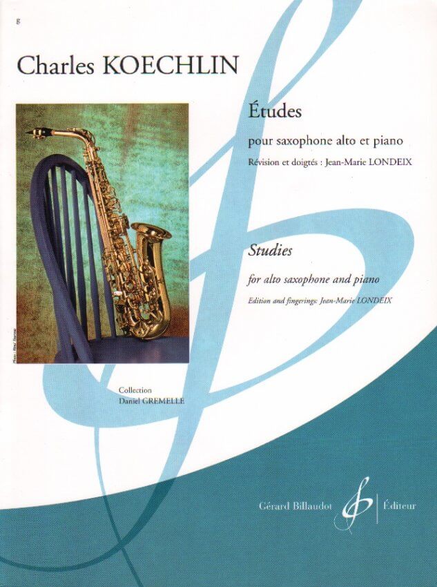 15 Etudes, Op. 188 for Alto Sax and Piano by Charles Koechlin