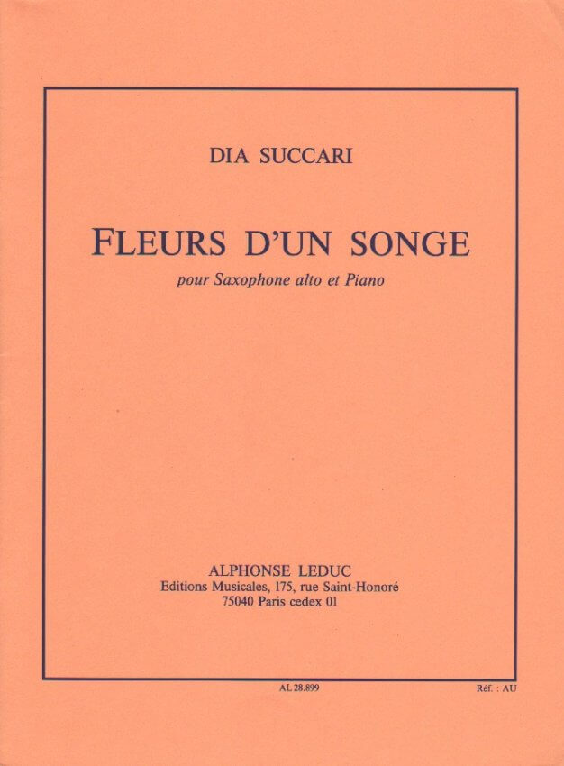 Fleurs d'un Songe - Alto Sax and Piano