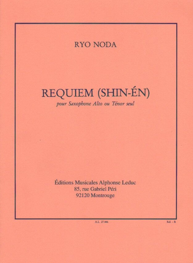 Requiem (Shin-En) for Alto (or Tenor) Sax Unaccompanied by Ryo