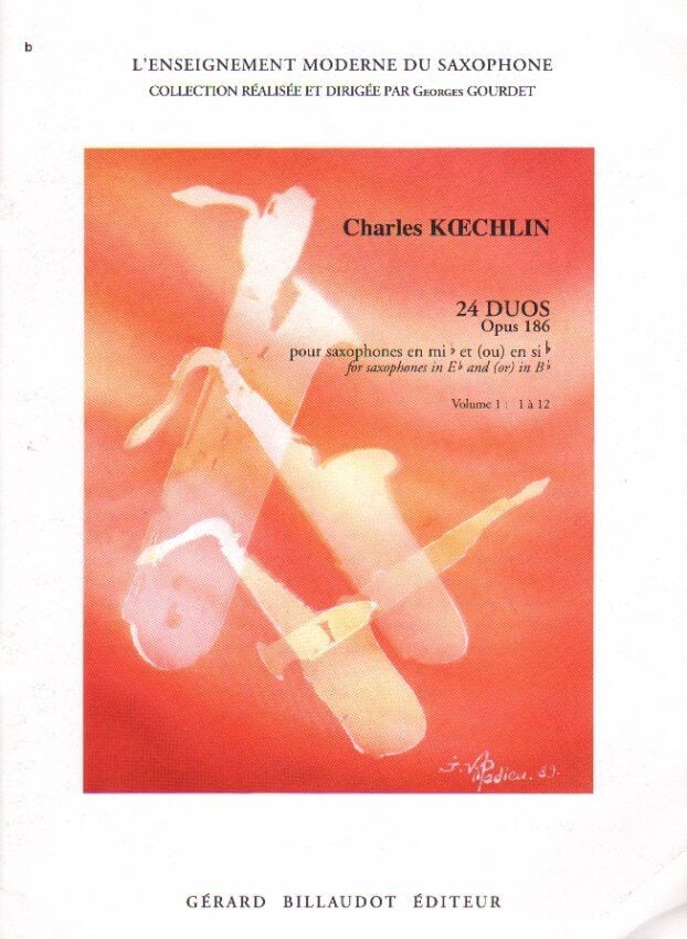 24 Lecons de Solfege, Op. 186, Vol. 1 for Sax Duet AA/TT by