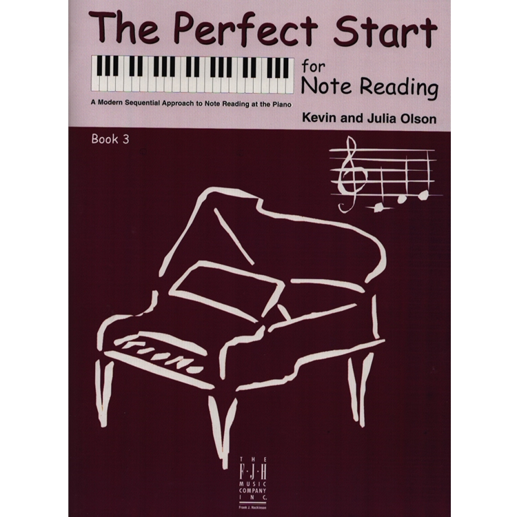 Perfect Start for Note Reading, Book 3 - Piano