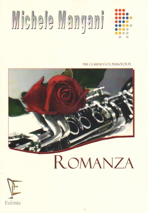 Romanza for Clarinet and Piano by Michele Mangani Sheet Music