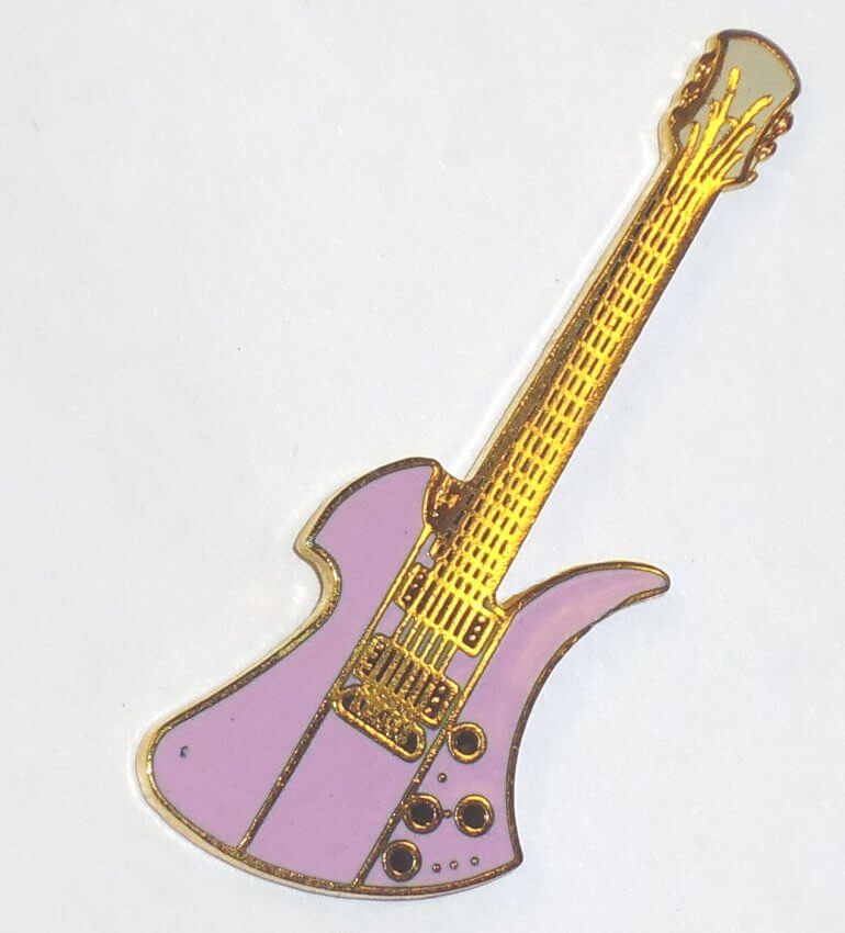 Bc Rich Mockingbird Guitar Pin Pink