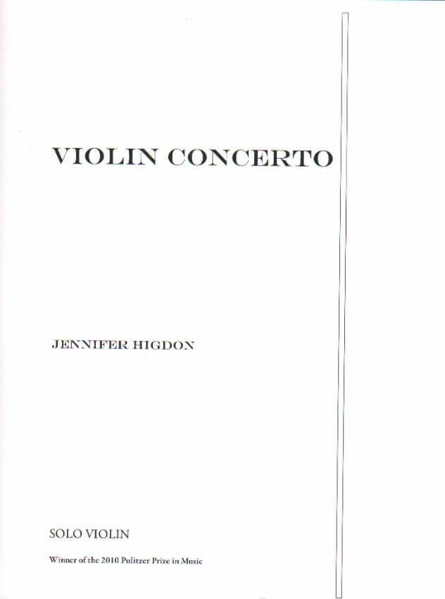 Violin Concerto - Jennifer Higdon