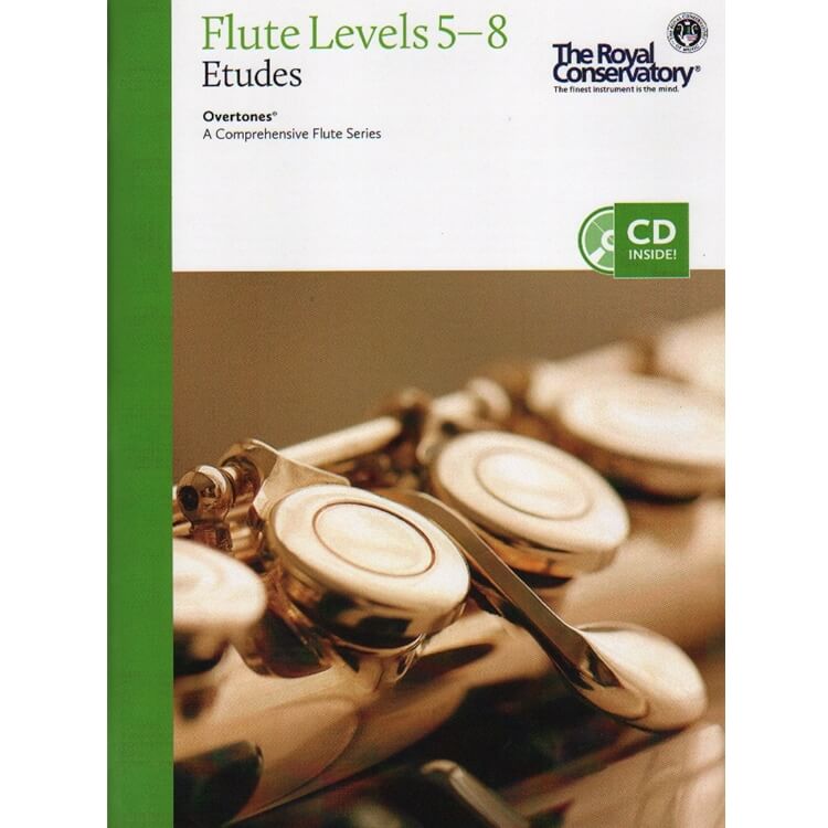 Sheet　CD)　Levels　by　Composers　5-8　from　and　(Book　Various　Flute　Music　Royal　Gr　Conservatory　Etudes: