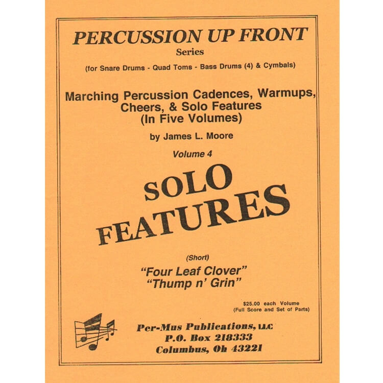 Percussion Up Front, Vol. 4: Solo Features (Short) - Drum Line