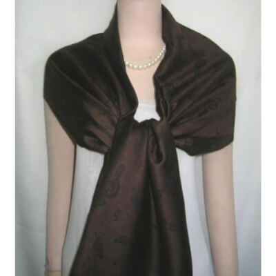 Black, Pashmina Scarf