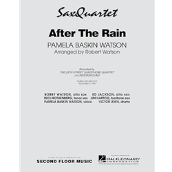 After The Rain - Medium Voice with Sax Quartet & Drums