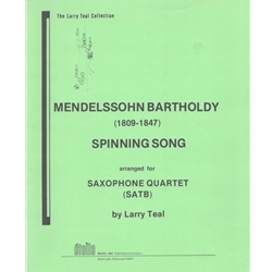 Spinning Song - Sax Quartet SATB