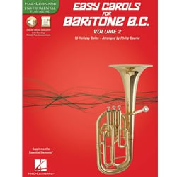 Easy Carols, Vol. 2 (Book/Audio Access) - Baritone B.C.