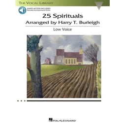 25 Spirituals Arranged by Harry T. Burleigh - Low Voice