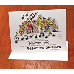 Beautiful Music, Beautiful Children Notecards - Set of 10