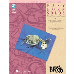 Canadian Brass Book of Easy Horn Solos - Horn and Piano