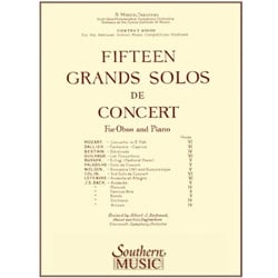 15 Grands Solos De Concert - Piano Part Only