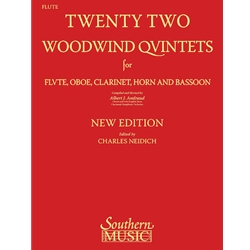 22 Woodwind Quintets - Flute