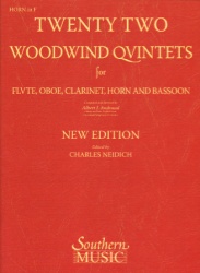 22 Woodwind Quintets - Horn