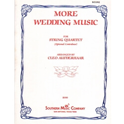 More Wedding Music - Score