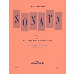 Sonata No. 1 - Alto Sax and Piano
