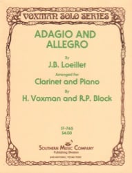 Adagio and Allegro - Clarinet and Piano