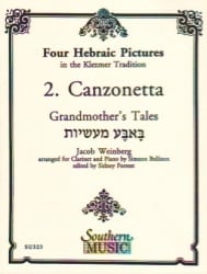 4 Hebraic Pictures: Canzonetta - Clarinet and Piano