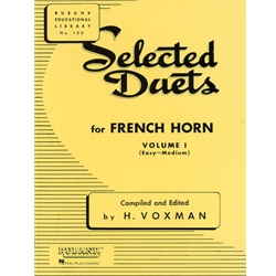 Selected Duets for French Horn, Volume 1: Easy to Medium