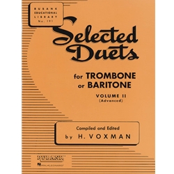 Selected Duets for Trombone or Baritone, Volume 2: Advanced