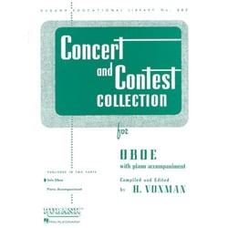 Concert and Contest Collection for Oboe - Piano Accompaniment