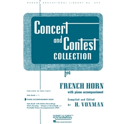 Concert and Contest Collection for Horn - Piano Accompaniment