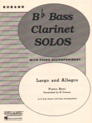 Largo and Allegro - Bass Clarinet and Piano