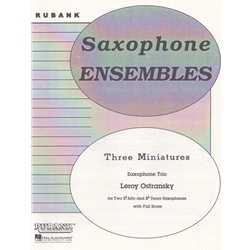 Three Miniatures - Saxophone Trio (AAT)