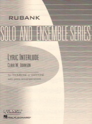 Lyric Interlude - Trombone (or Baritone) and Piano
