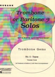 Topaz - Trombone (or Baritone BC) and Piano