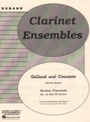 Galliard and Courante - Clarinet Quartet