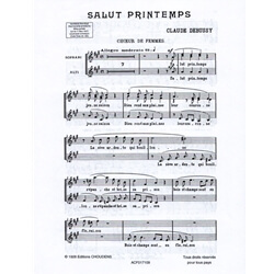 Salut Printemps - Soprano and Alto Voice Duet