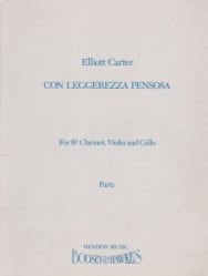 Con Leggerezza Pensosa - Clarinet, Violin and Cello - Parts